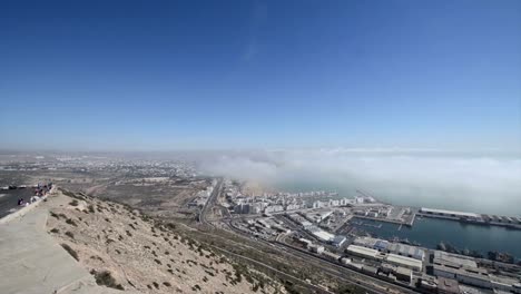 The-harbour-and-buildings-of-Agadir