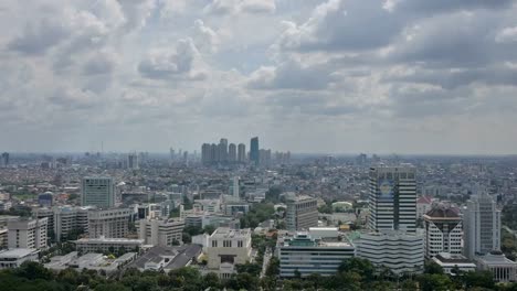 Paisaje-urbano-de-Jacarta-en-Timelapse