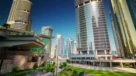 dubai-marina-jbr-marina-park-front-panorama-4k-time-lapse-united-arab-emirates