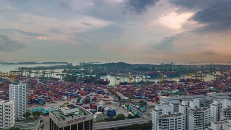 beautiful-singapore-sunset-working-hard-port-4k-time-lapse-from-the-roof-top