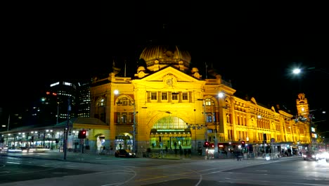 Melbourne-Australia-train-station-traffic-time-lapse