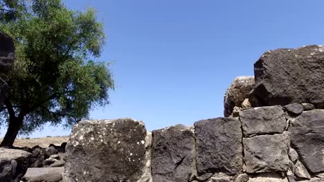 Old-Stone-Wall-Ruins-in-Israel