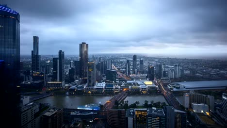 Sonnenuntergang-auf-Melbourne-CBD