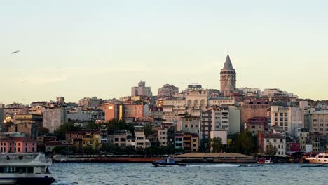 Galata-Brücke-Sonnenuntergang