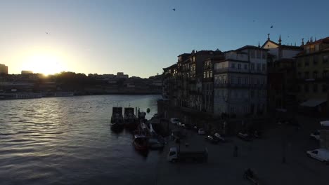 Aerial-View-of-Porto,-Portugal