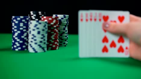 Poker-jackpot-winner,-player-holding-royal-flush,-lucky-cards,-successful-game