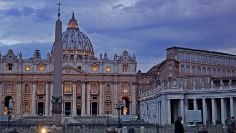 Piazza-San-Pietro---Hyperlapse.-Vatikan,-Rom,-Italien