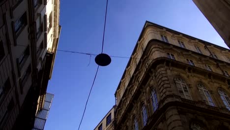 Bottom-view-of-the-historical-buildings,--Turkey,--İstanbul