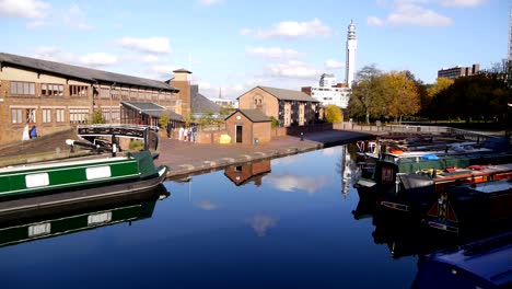 Farmer\'s-Bridge,-Kambrium-Wharf-Birmingham-und-Kanal-von-Fazeley