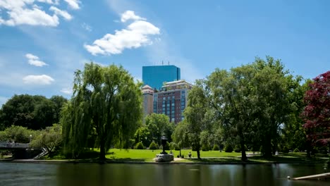 Time-lapse-Boston-Public-Garden