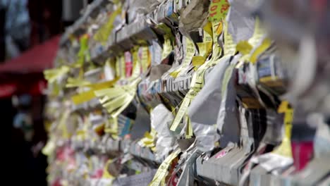 Street-Advertisements-Paper-Posted-on-the-Fence-in-the-City