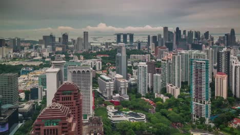 Stadt-Rückseite-Panorama-anzeigen-4-k-Zeitraffer-aus-Singapur