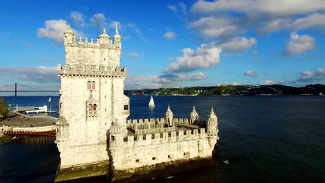 Belem-Turm-Lissabon-Luftbild