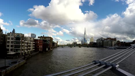 Themse,-Waterloo-Bridge,-Zeitraffer,-London