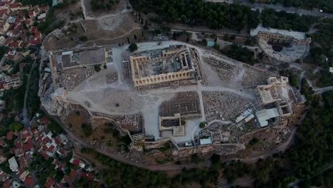 Drone-Shot-Of-Acropolis