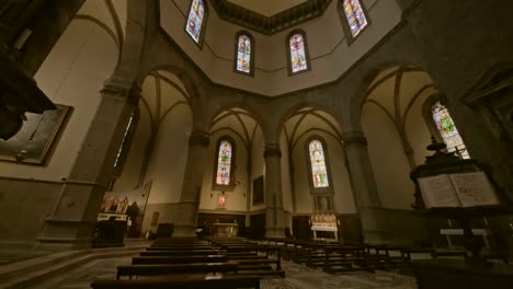 Cupola-of-Duomo-Cathedral-Santa-Maria-del-Fiore-interior-of-Florence-inside,-Tuscany,-Italy.