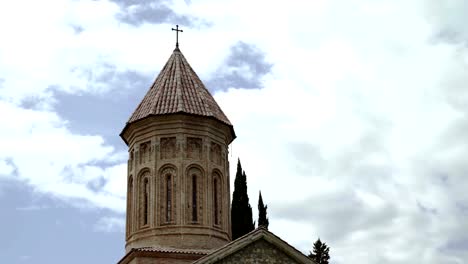 Tower-of-Antique-georgian-monastery-Ikalto