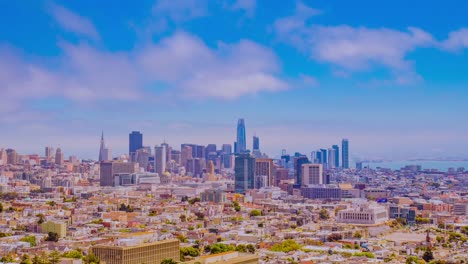 Time-Lapse---Aerial-View-of-Downtown-San-Francisco---4K