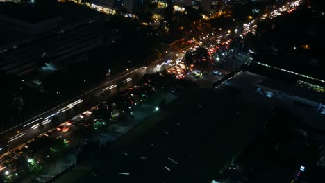 Zeitraffer-des-Verkehrs-in-Manila