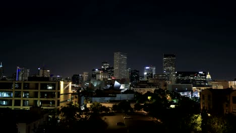 Horizonte-de-Denver-en-el-lapso-de-tiempo-de-la-noche