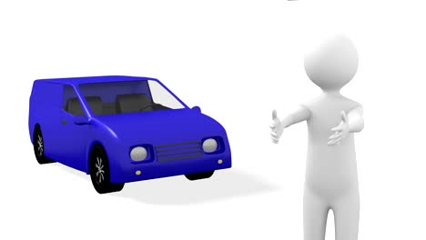 3D-Person-and-Blue-Car-Delivery-service