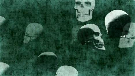 Zusammenfassung-Hintergrund-Halloween-schwimmende-Scary-Skulls-11