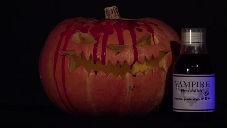 halloween-Kürbis-Blut-tropft