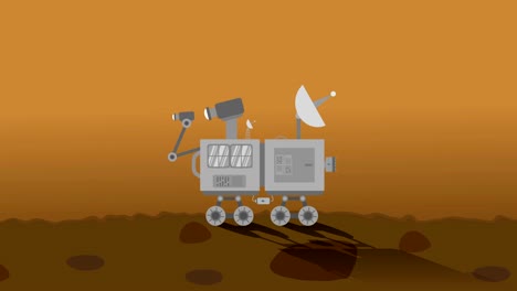 Space-Rover-on-Mars-Collecting-Data-at-Day-Time