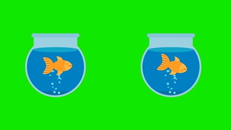 Cartoon-Fish-Tanks-With-Dead-Fish-And-Live-Fish