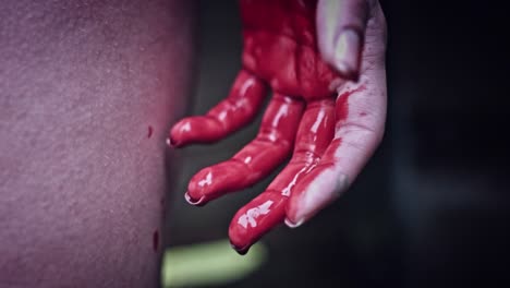 4k-Horror-Bloody-Killer-Hand-Shaking