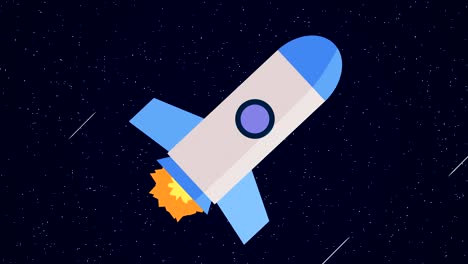 animated-cartoon-rocket-space-ship-blue