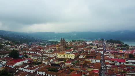 Traditional-town-in-Mexico-with-a-view-of-the-cathedral