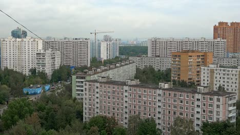 Städtischen-Wohngebiet-der-Stadt-Moskau