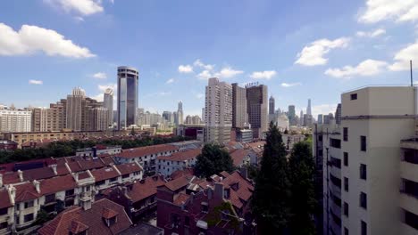 Fantastischen-Blick-über-Shanghai-Stadtzentrum-entfernt-im-Juli-2018.