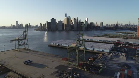 Aerial-of-Gowanus,-Brooklyn