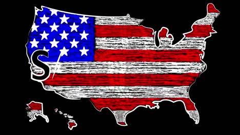 San-jose-Animation.-USA-the-name-of-the-country.-Coloring-the-map-and-flag.