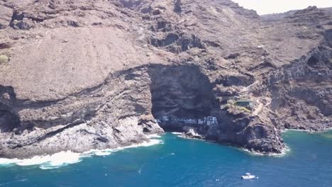 Pirate-cave-Poris-de-Candelaria,-a-hidden-tourist-attraction-near-Tijarafe