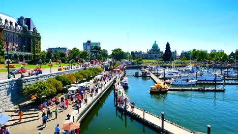 Victoria,-British-Columbia,-Kanada,-Parlamentsgebäude-Empress-Hotel