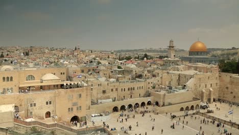 Jerusalem-Panoramablick-auf-die-Klagemauer