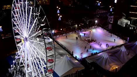 Birmingham-Centenary-Square-Weihnachten.