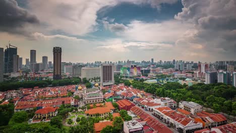 colores-vivos-de-Singapur-bloque-4-k-tiempo-transcurrido-desde-la-azotea