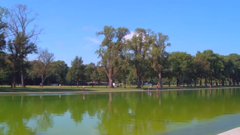 Lincoln-Memorial-Reflektiert-Pool