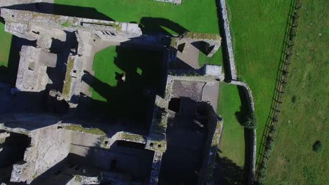 4k-Medieval-Shot-of-Style-Queen-Posing--in-Castle