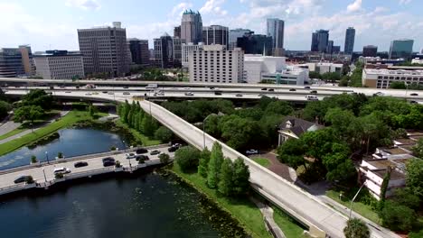 Aerial-of-downtown-Orlando