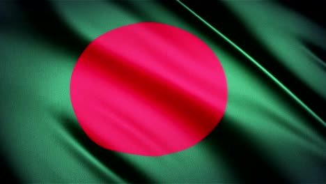 Bangladesh-realistic-national-flag-seamless-looping-waving-animation
