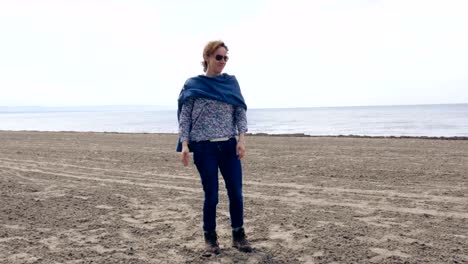 Happy-Woman-on-Lake-Ontario's-Beaches