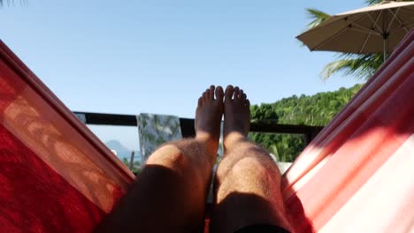 Relaxing-in-the-hammock