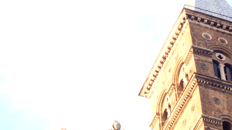 close-up-church-Santa-Maria-Maggiore,-Rome