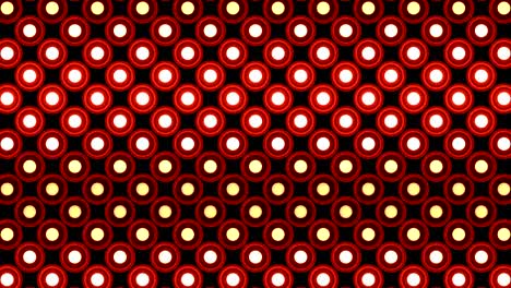 Lights-flashing-wall-bulbs-round-pattern-static-flash-up-stage-red-background-vj-loop