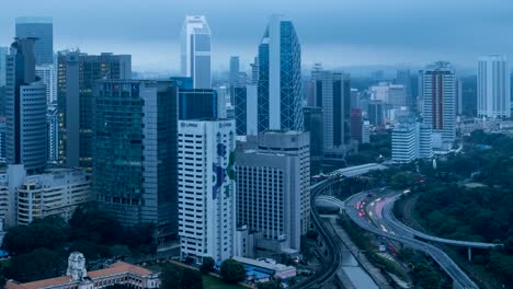4K-Time-Lapse-:-Aerial-view-of-Kuala-Lumpur-city-skyline
